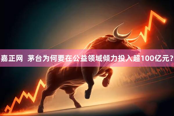 嘉正网  茅台为何要在公益领域倾力投入超100亿元？